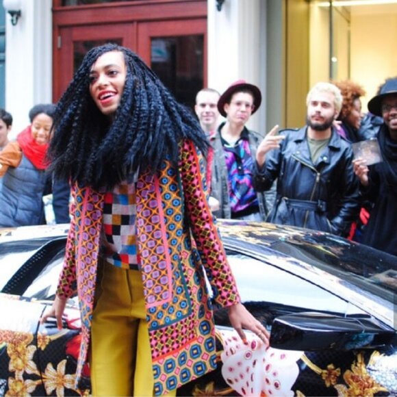 J. Crew Grid Block Linen tee! Celebrity Fave. Small - Picture 2 of 11